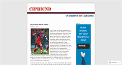 Desktop Screenshot of cipricnd.wordpress.com