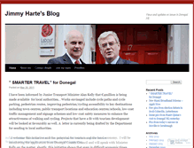 Tablet Screenshot of jimmyharte.wordpress.com