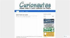 Desktop Screenshot of curionaltas.wordpress.com