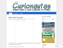 Tablet Screenshot of curionaltas.wordpress.com