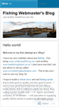 Mobile Screenshot of fishingwebmaster.wordpress.com