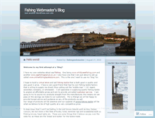 Tablet Screenshot of fishingwebmaster.wordpress.com