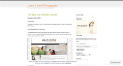 Desktop Screenshot of laurabscottphotography.wordpress.com
