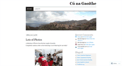 Desktop Screenshot of cunagaoithe.wordpress.com