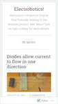Mobile Screenshot of electrobotics.wordpress.com
