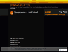 Tablet Screenshot of hentaiadultos.wordpress.com