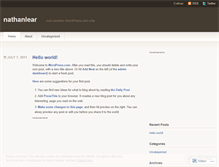 Tablet Screenshot of nathanlear.wordpress.com