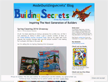 Tablet Screenshot of modelbuildingsecrets.wordpress.com