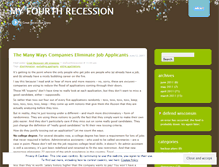 Tablet Screenshot of myfourthrecession.wordpress.com