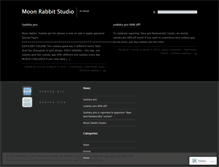 Tablet Screenshot of moonrabbit7.wordpress.com
