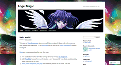 Desktop Screenshot of angelmagik.wordpress.com