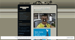 Desktop Screenshot of mondobizaro.wordpress.com