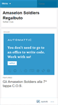 Mobile Screenshot of amaselonsoldiersregalbuto.wordpress.com