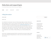 Tablet Screenshot of polkadotsandleopardspots.wordpress.com