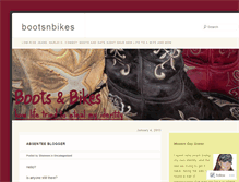 Tablet Screenshot of bootsnbikes.wordpress.com