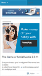 Mobile Screenshot of customfanpage.wordpress.com