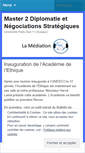 Mobile Screenshot of masterdiplomatie2011.wordpress.com
