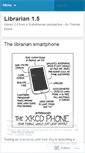 Mobile Screenshot of lib1point5.wordpress.com