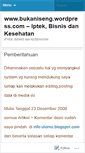 Mobile Screenshot of bukaniseng.wordpress.com