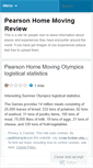 Mobile Screenshot of pearsonhomemovingreview.wordpress.com