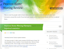 Tablet Screenshot of pearsonhomemovingreview.wordpress.com