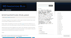 Desktop Screenshot of msinnovations.wordpress.com