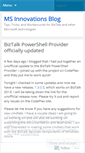 Mobile Screenshot of msinnovations.wordpress.com