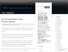 Tablet Screenshot of msinnovations.wordpress.com