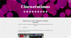 Desktop Screenshot of cincocentimos.wordpress.com