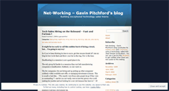 Desktop Screenshot of gavinpitchford.wordpress.com