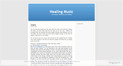 Desktop Screenshot of healingmusic.wordpress.com