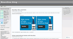 Desktop Screenshot of bourdieublog.wordpress.com