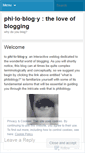 Mobile Screenshot of philoblogy.wordpress.com
