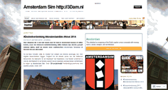 Desktop Screenshot of amsterdamsim.wordpress.com