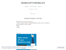 Tablet Screenshot of morganvsmorgan.wordpress.com