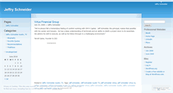 Desktop Screenshot of jeffryschneider.wordpress.com