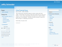 Tablet Screenshot of jeffryschneider.wordpress.com