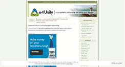 Desktop Screenshot of e4unity.wordpress.com