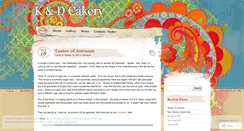 Desktop Screenshot of kdcakery.wordpress.com