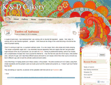 Tablet Screenshot of kdcakery.wordpress.com