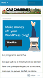 Mobile Screenshot of caucambiar.wordpress.com