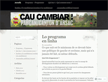 Tablet Screenshot of caucambiar.wordpress.com