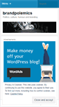 Mobile Screenshot of brandpolemics.wordpress.com