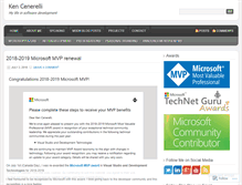 Tablet Screenshot of kencenerelli.wordpress.com