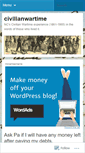 Mobile Screenshot of civilianwartime.wordpress.com