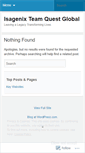 Mobile Screenshot of isateamquest.wordpress.com
