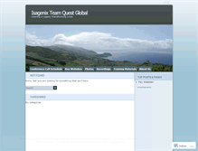 Tablet Screenshot of isateamquest.wordpress.com