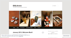 Desktop Screenshot of esqanime.wordpress.com