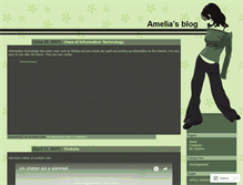 Tablet Screenshot of amelia95.wordpress.com