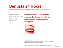 Tablet Screenshot of dentista24horasvip.wordpress.com